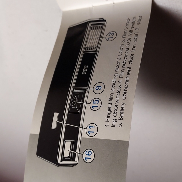 Vintage Magic Flash 110 Camera ITT with Instructions - Picture 3 of 5